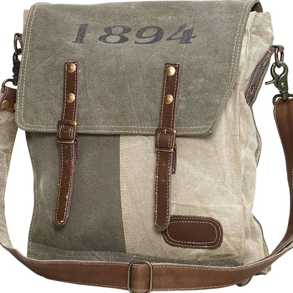Myra Bag Patterned Interior with Brown Accents